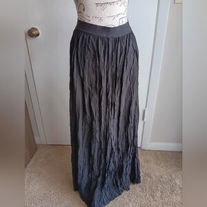NIC+ZOE Charcoal Maxi Skirt NWT